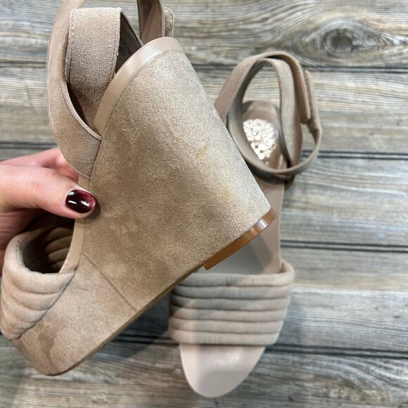 Vince Camuto Varelnta Wedge Sandal NWOB size 10 - Picture 4 of 7